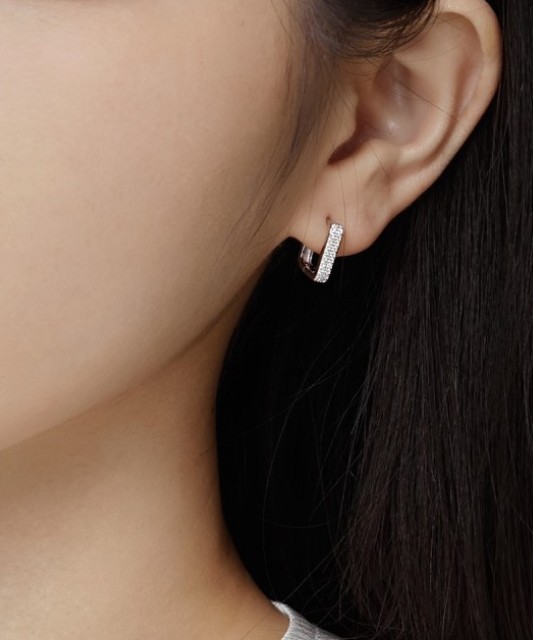 Sudraba auskari ar cirkonijiem