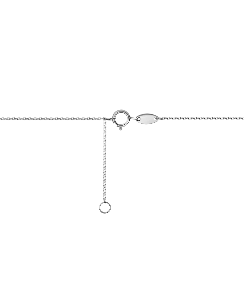 Baltā zelta ķēdīte ar piekariņu - Goldinga