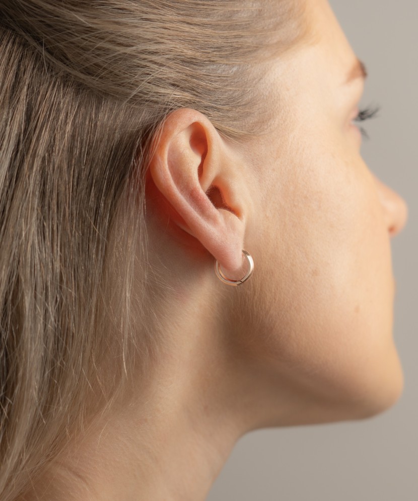 Золотые серьги 13mm