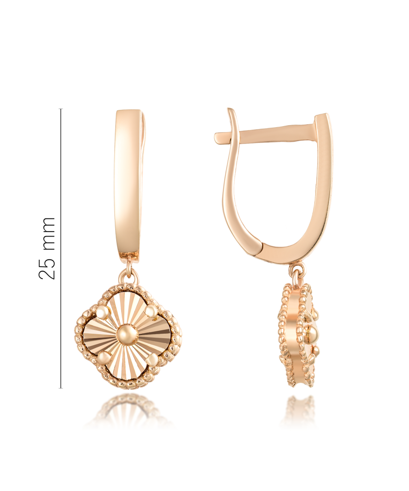 Золотые серьги