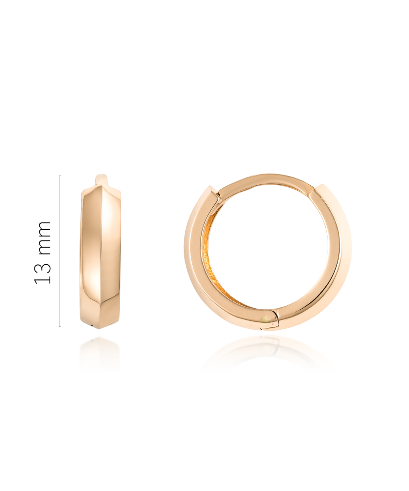 Zelta auskari 13mm - Goldinga