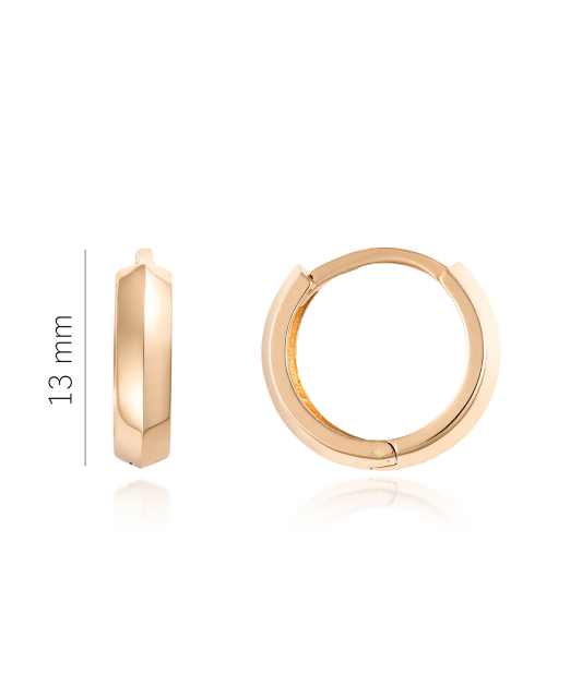 Zelta auskari 13mm - Goldinga