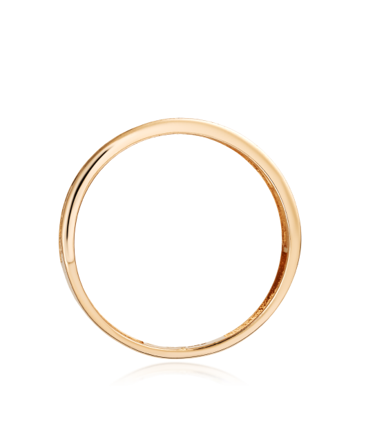 Золотое кольцо с цирконами