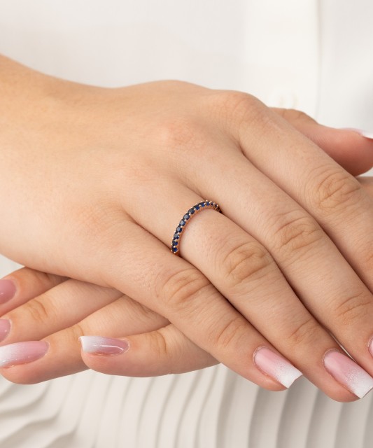 Zelta gredzens ar cirkonijiem