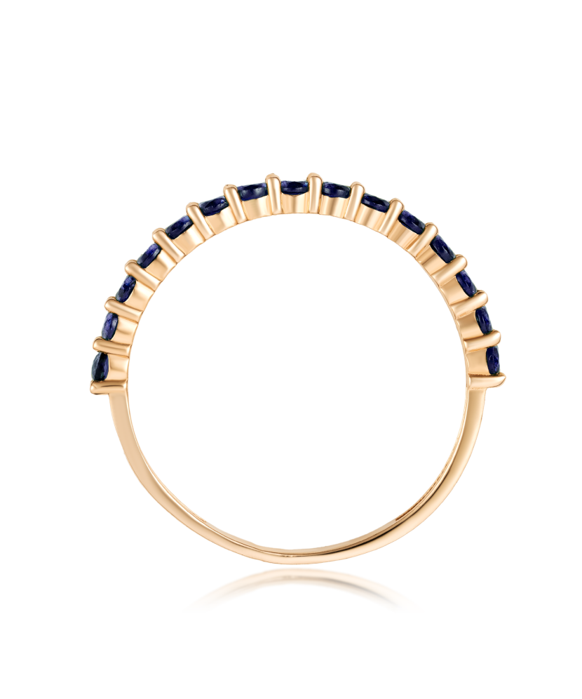 Zelta gredzens ar cirkonijiem