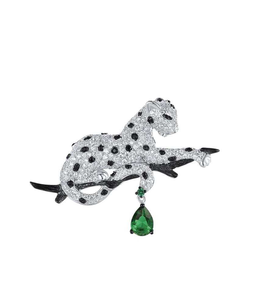 Sudraba sakta ar cirkoniem un spineļiem