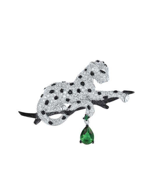 Sudraba sakta ar cirkoniem un spineļiem