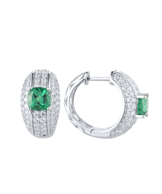 Sudraba auskari ar cirkonijiem