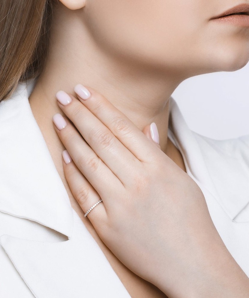 Sudraba gredzens ar cirkonijiem - Sidabriniai žiedai - Goldinga