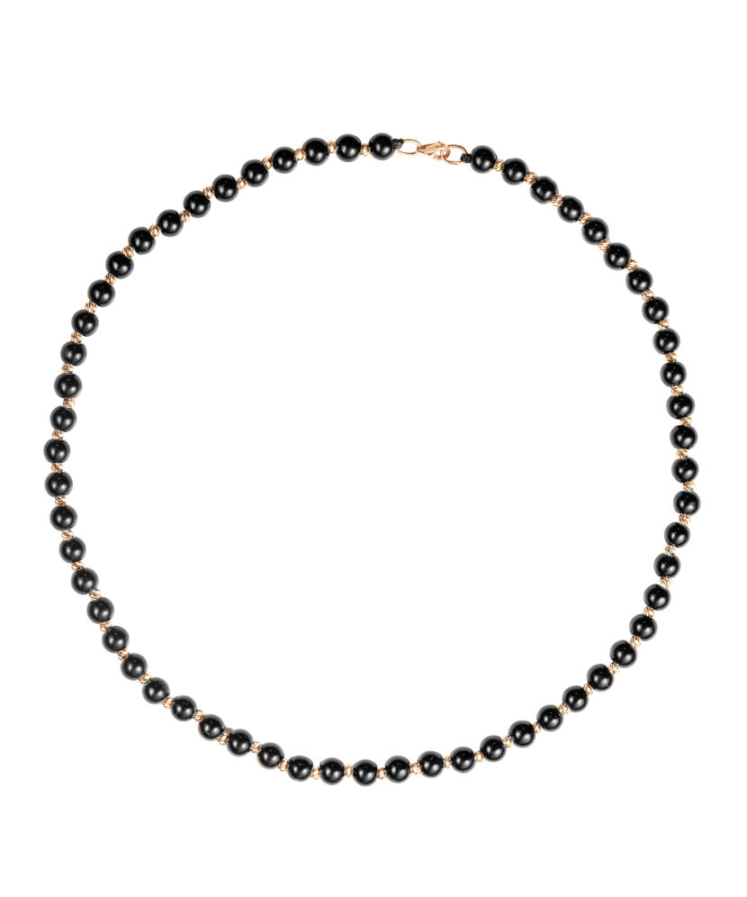 Золотая цепочка с ониксами