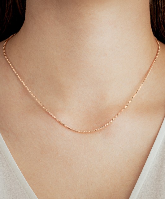 Zelta ķēdīte "Box" 1.7mm