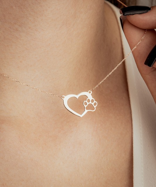 Zelta ķēdīte ar piekariņu "pēda"