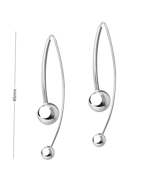 Серебряные серьги