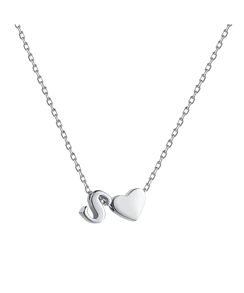 Sudraba Ķēdīte Ar Piekariņu S Burts