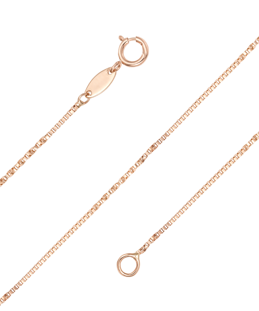 Zelta ķēdīte "Box"