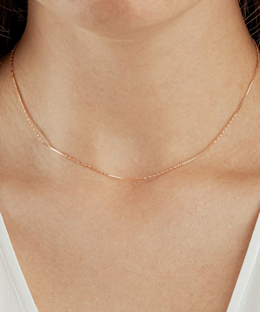 Zelta ķēdīte "Box"