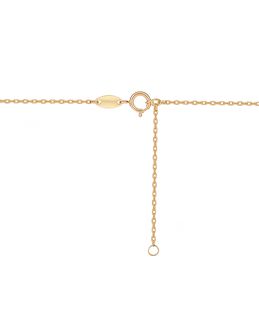 Zelta ķēdīte ar piekariņu, G burts