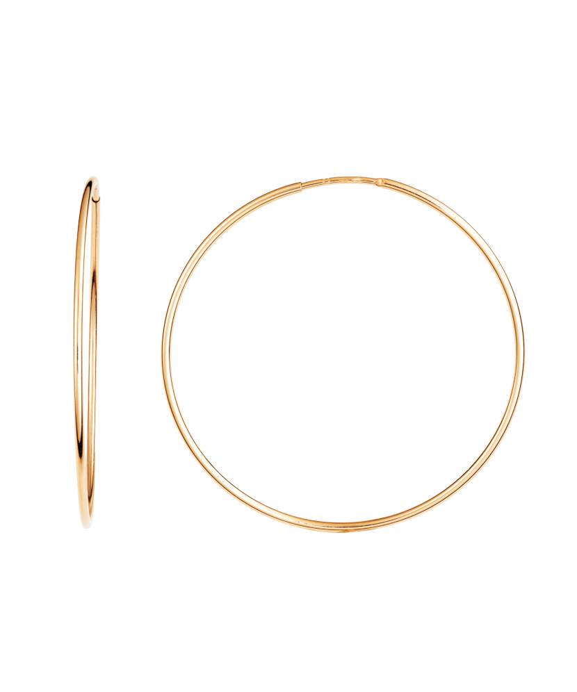 Zelta auskaru komplekti 35mm