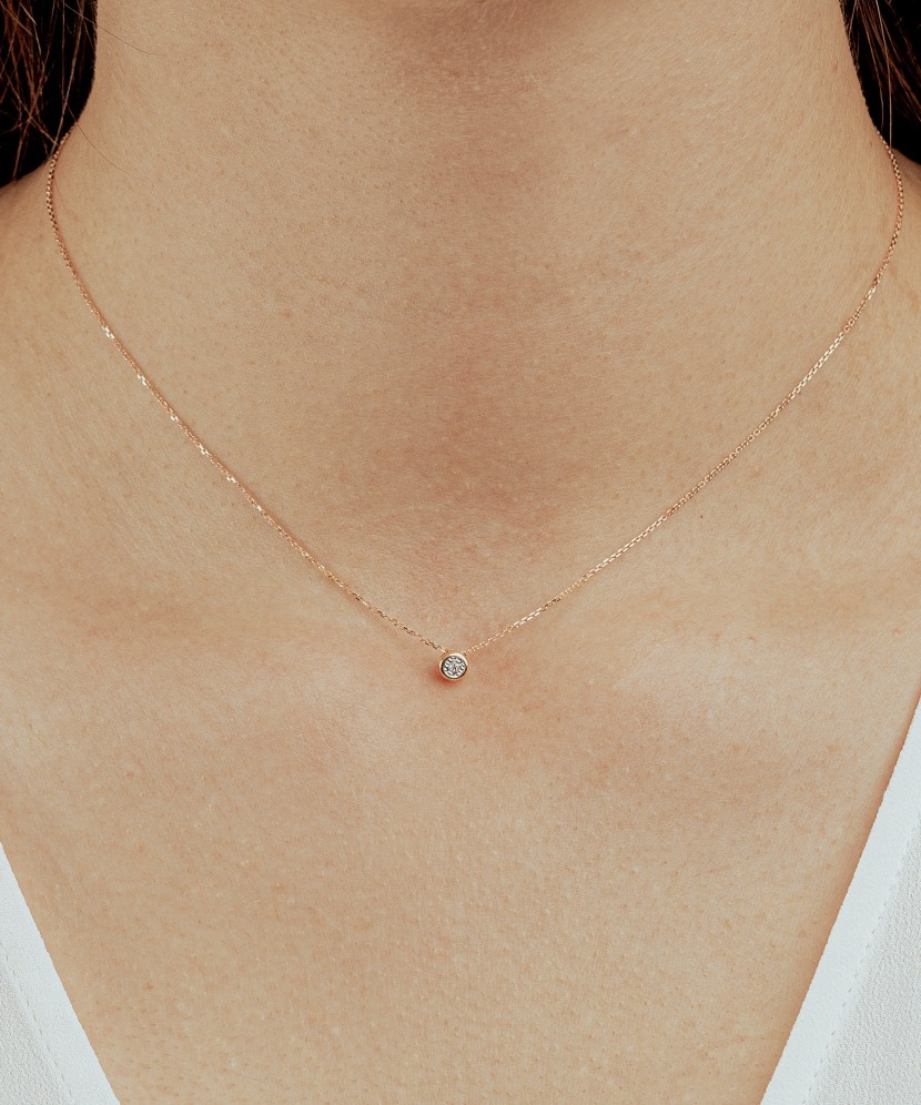 copy of Zelta ķēdīte ar briljanta piekariņu - Goldinga