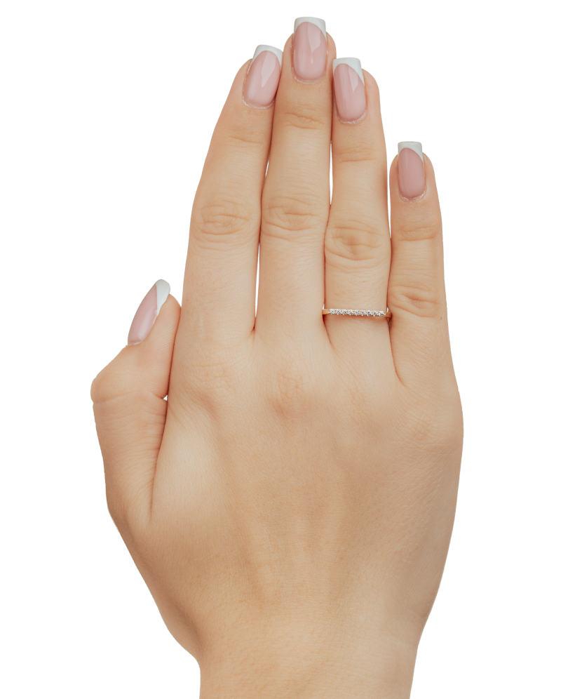 Zelta gredzens ar cirkonijiem