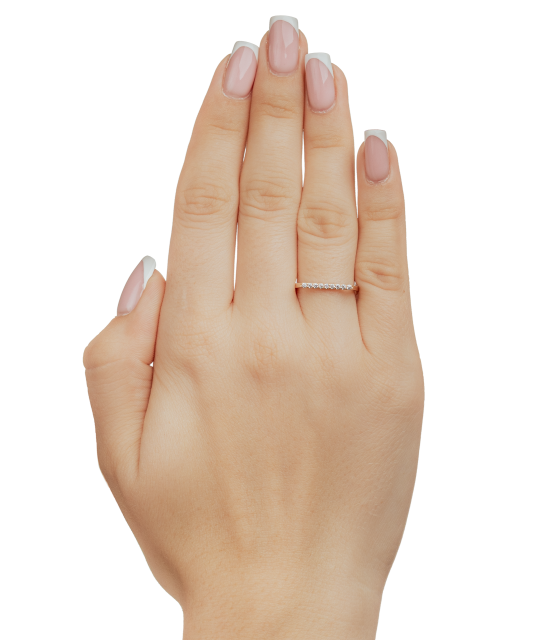 Zelta gredzens ar cirkonijiem