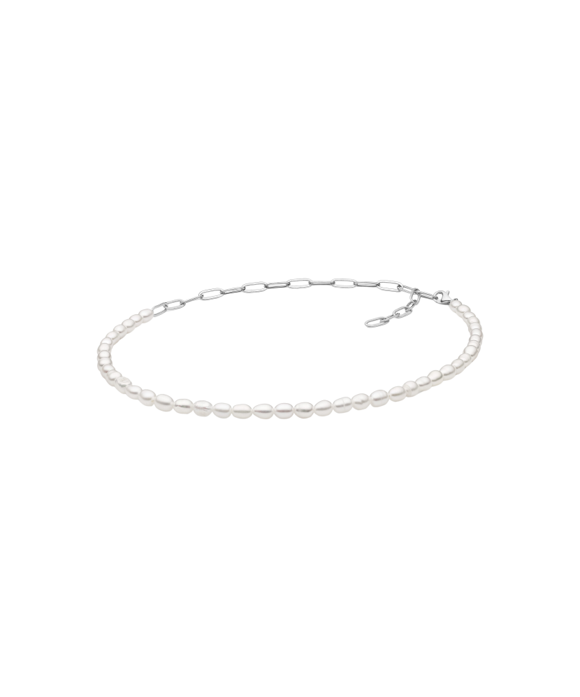 Pērļu Kaklarota Ar Sudrabu