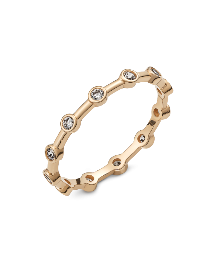 Золотое кольцо с цирконами