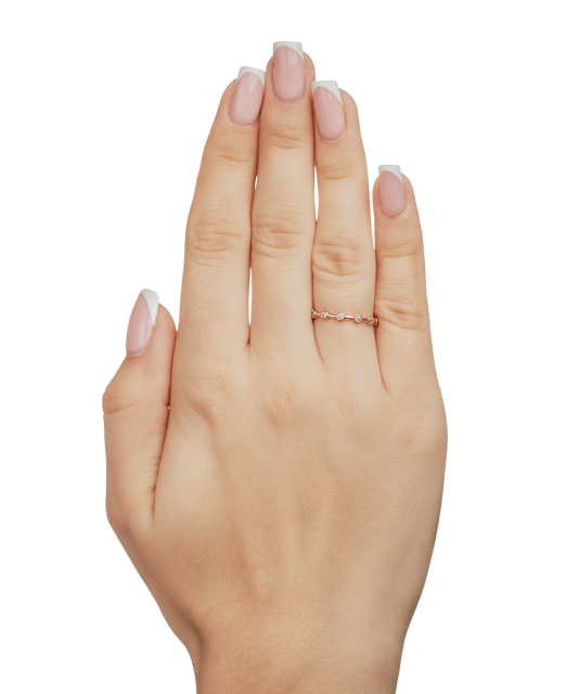 Zelta gredzens ar cirkonijiem