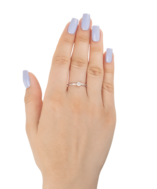 Zelta gredzens ar dimantiem - Goldinga