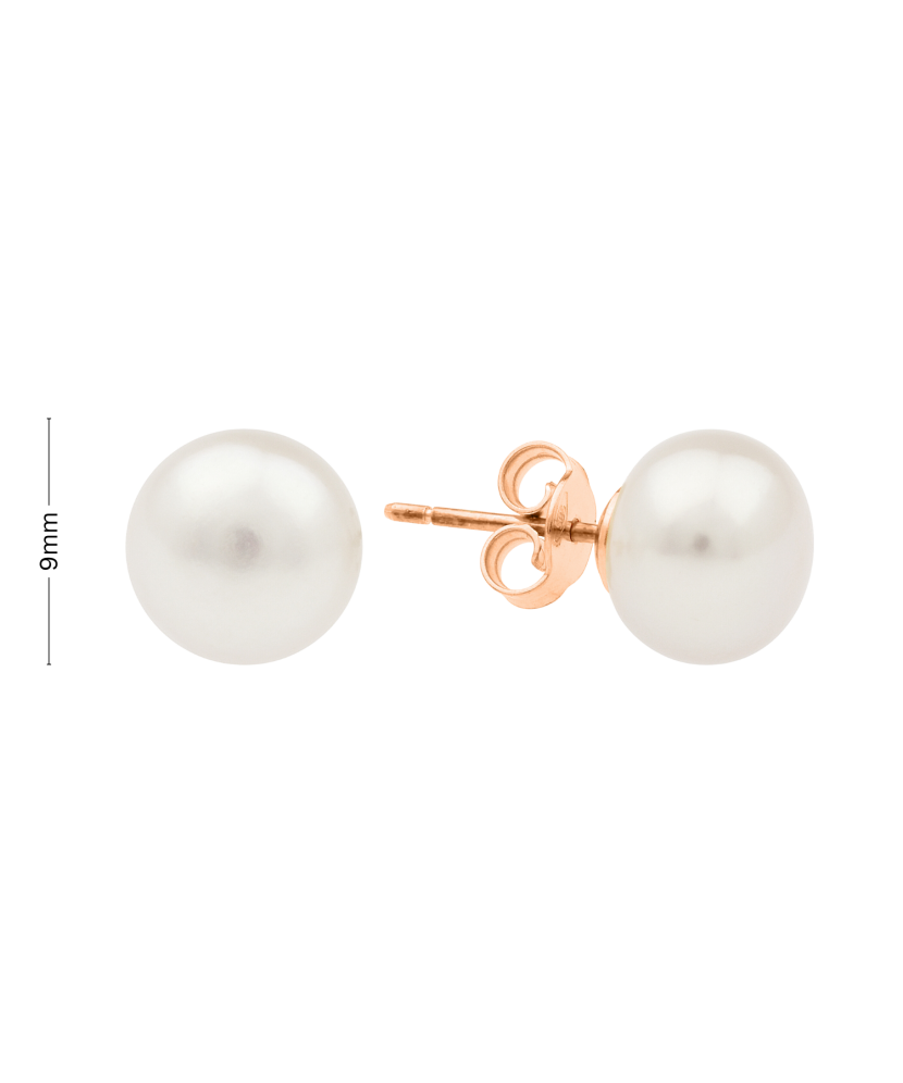 Золотые серьги с жемчугом