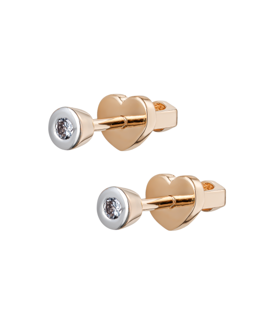 Zelta auskari ar dimantiem