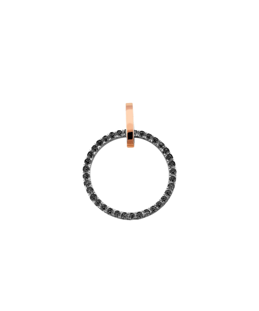 Apzeltīts sudraba piekariņš ar cirkonijiem