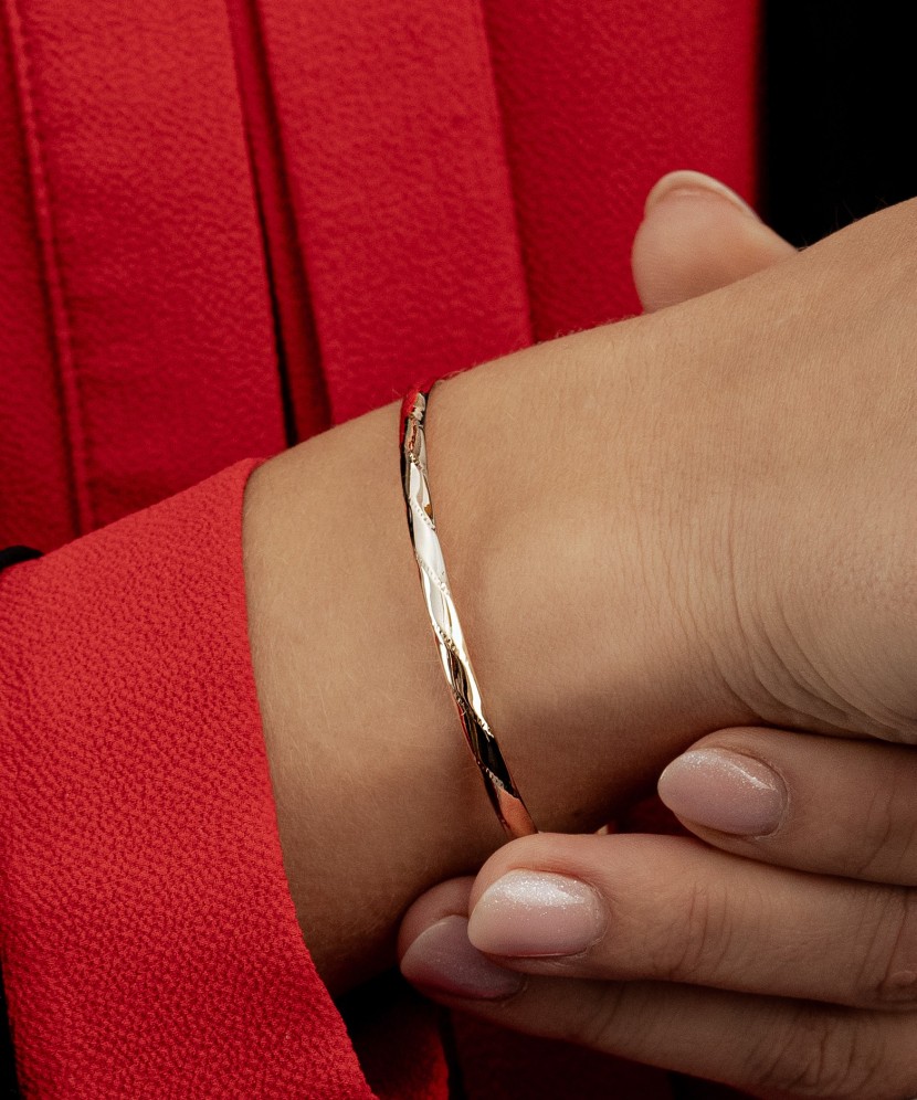 Zelta cieta rokassprādze