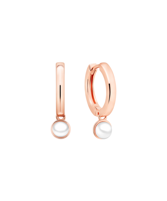 Apzeltīti Sudraba Auskari Ar Pērlēm