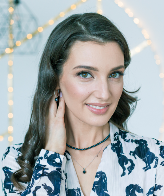 Sudraba auskari ar pērlēm un cirkonijiem