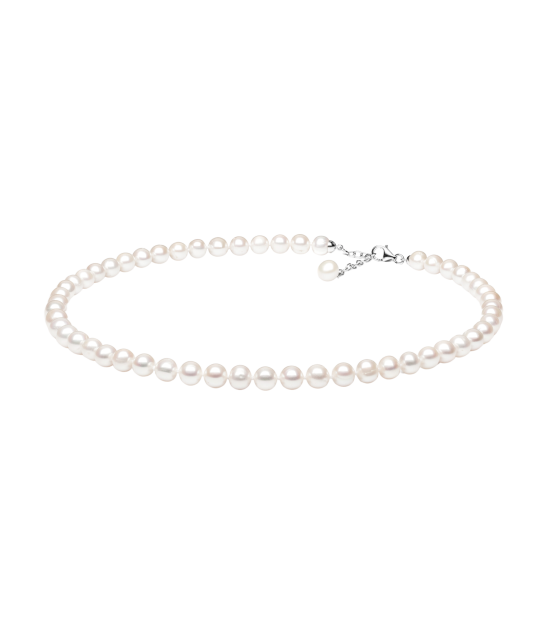 Pērļu kaklarota Ar sudrabu - Goldinga