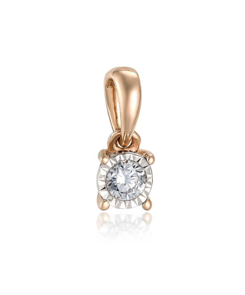 Zelta piekariņš ar dimantu