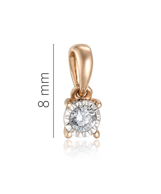 Zelta piekariņš ar dimantu