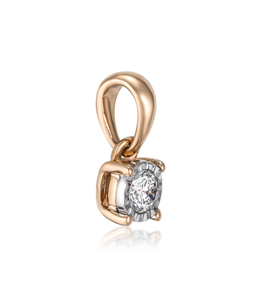 Zelta piekariņš ar dimantu