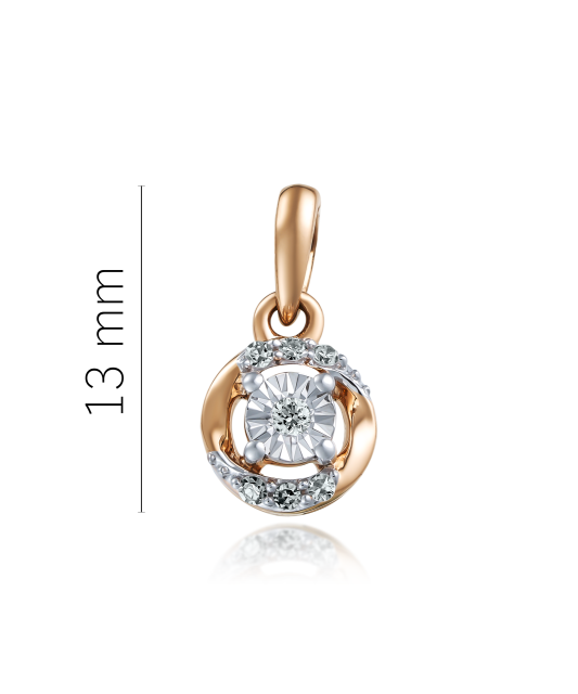 Zelta piekariņš ar dimantiem