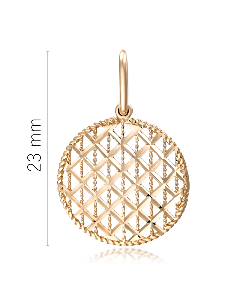 Золотой подвеска