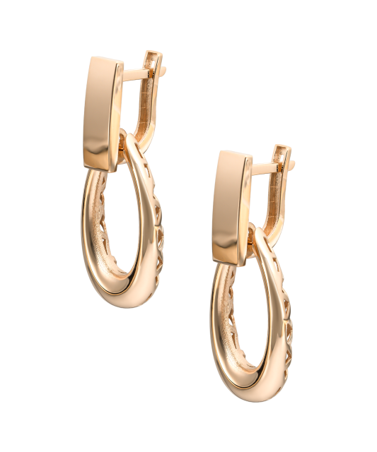 Золотые серьги