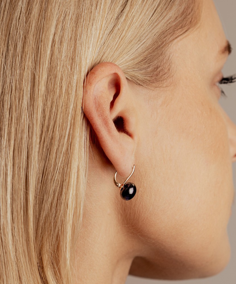 Серьги из золота с жемчугом