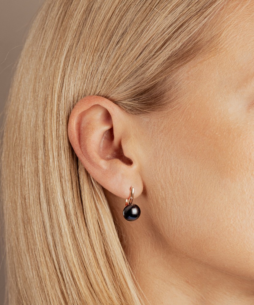 Серьги из золота с жемчугом