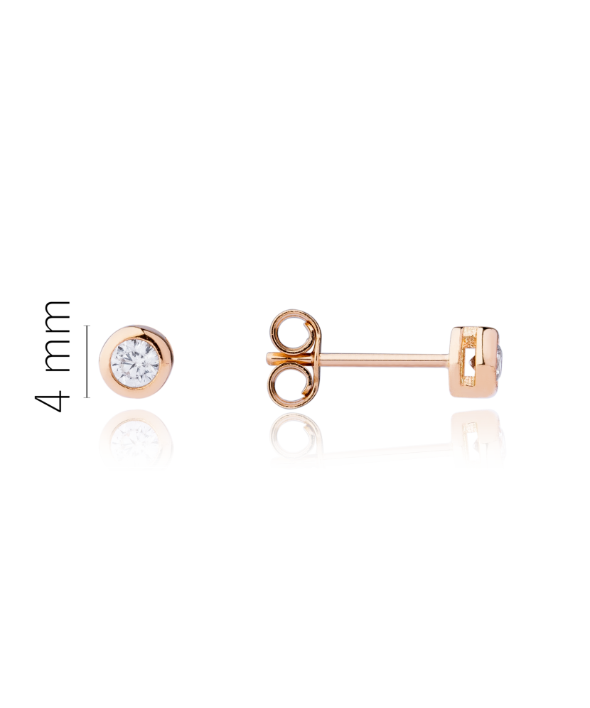 Zelta auskari ar cirkonijiem