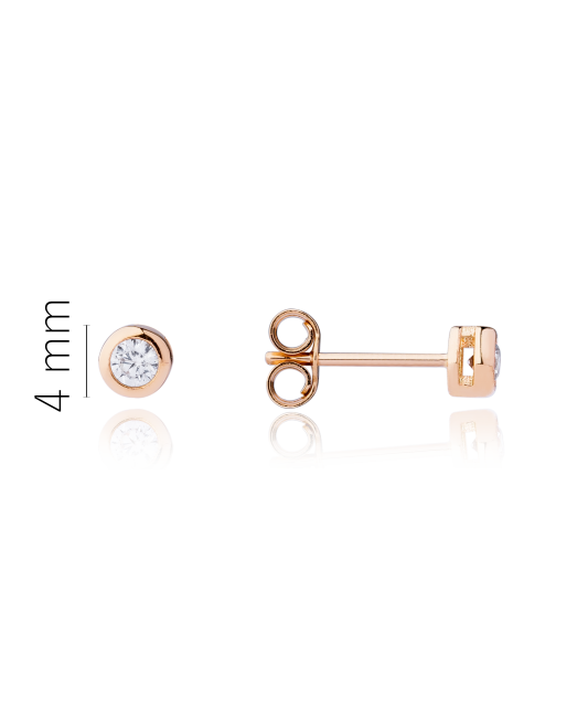 Zelta auskari ar cirkonijiem