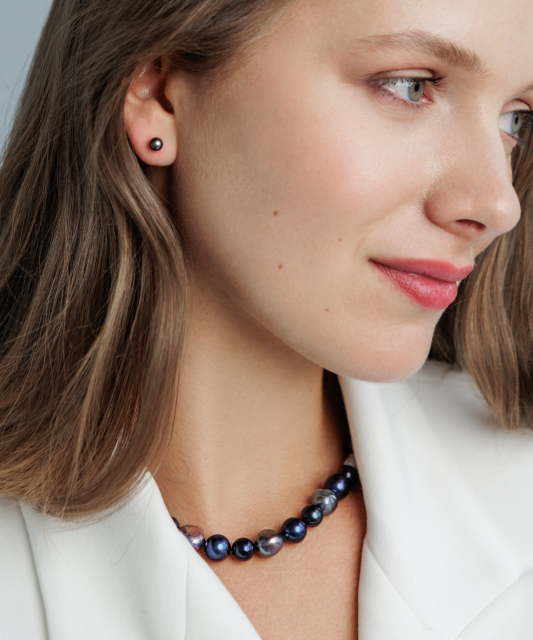 Браслет с жемчугом и серебром