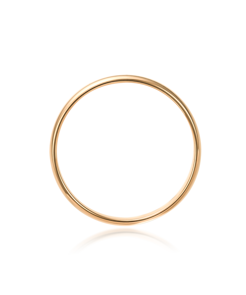 Laulības zelta gredzens 5mm, ar komfortu - Goldinga