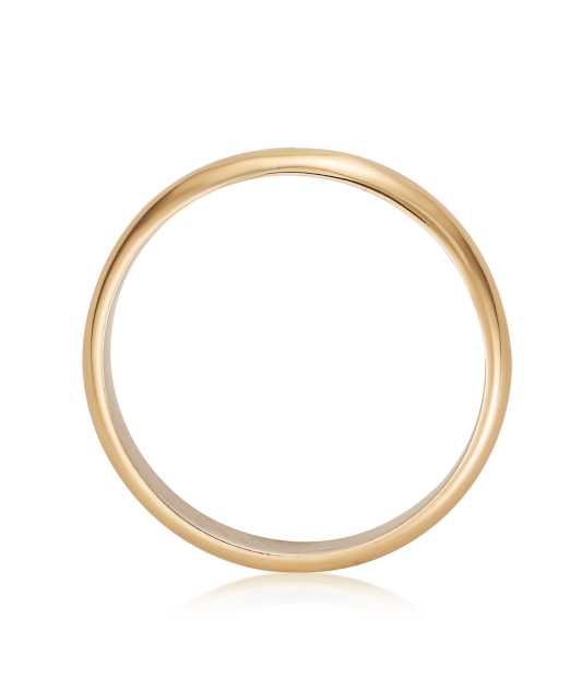 Sudraba laulības gredzens ar zelta plāksni