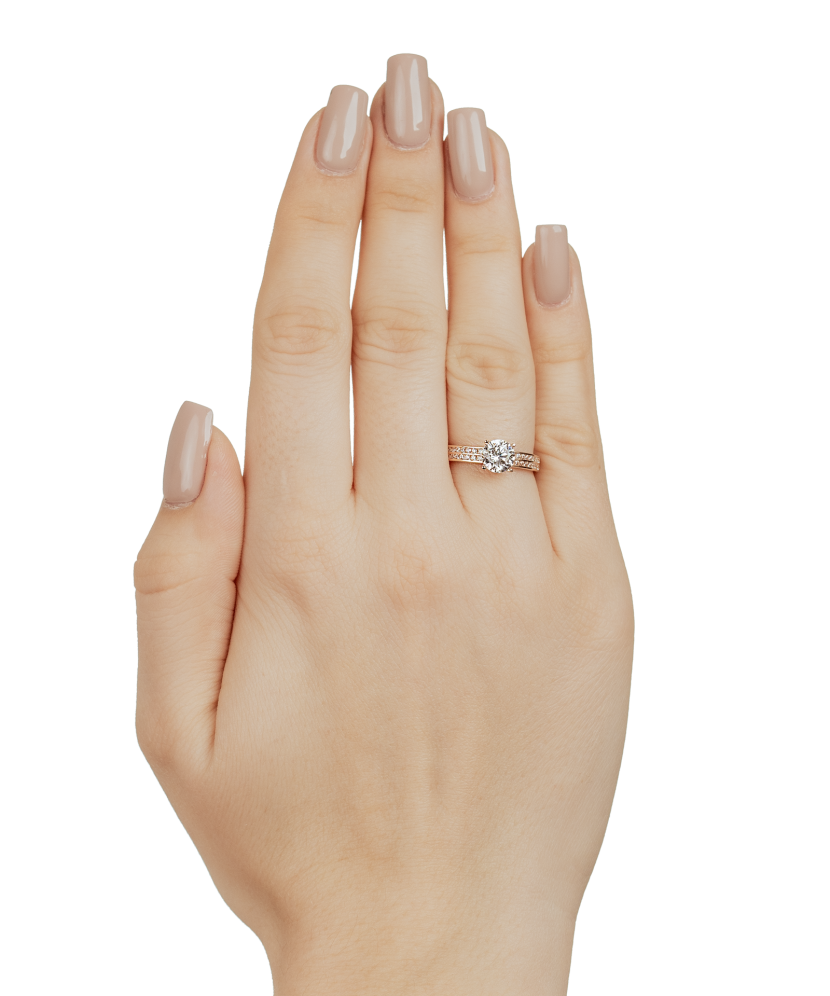 Zelta gredzens ar cirkonijiem